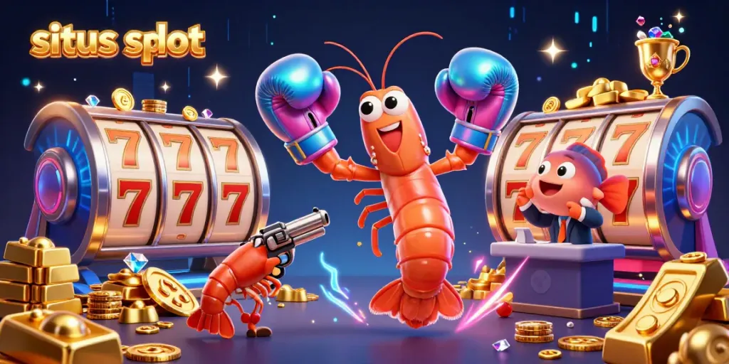 Experience exciting wins at situs slot with vibrant 3D characters and dynamic slot reels.