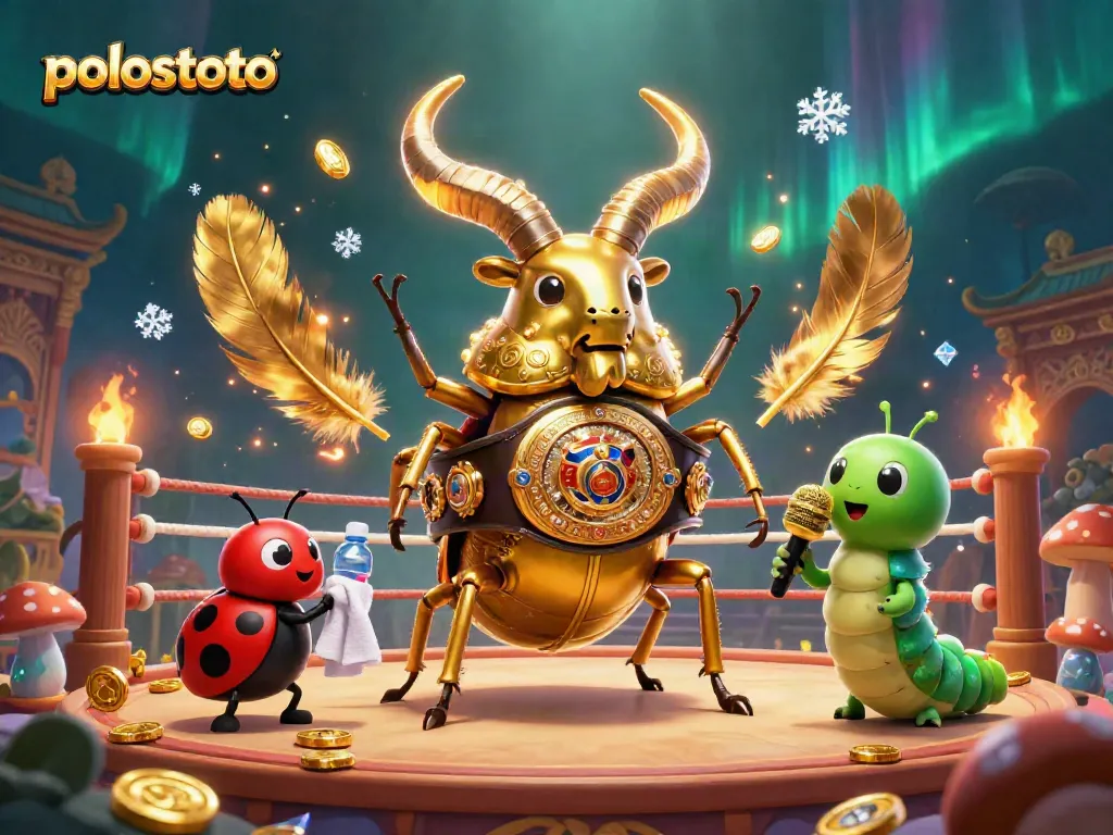 Experience excitement at polostoto with a dynamic slot game scene featuring vibrant characters and casino elements.