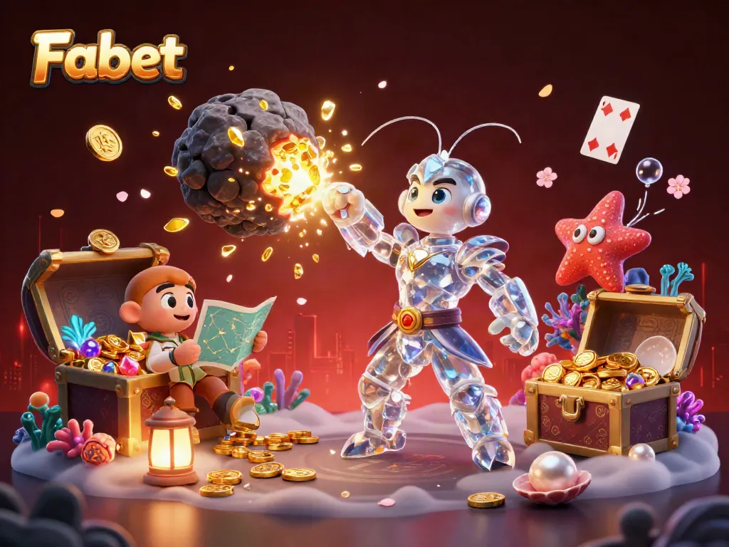 Engage in thrilling gaming experiences at Fabet with galactic characters amidst an underwater treasure explosion.