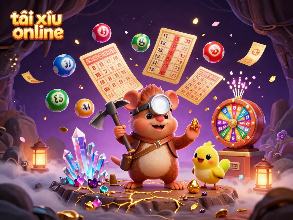 Experience the thrill of tài xỉu online with vibrant characters and dynamic gaming elements.