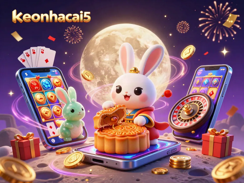Engage with keonhacai5’s vibrant casino excitement featuring playful characters and dynamic game elements.