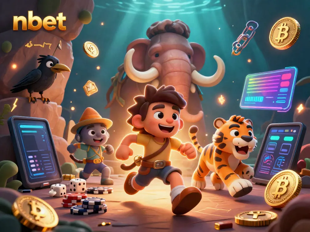 Experience the thrilling nbet casino with unique characters and vibrant gameplay elements in a dynamic scene.
