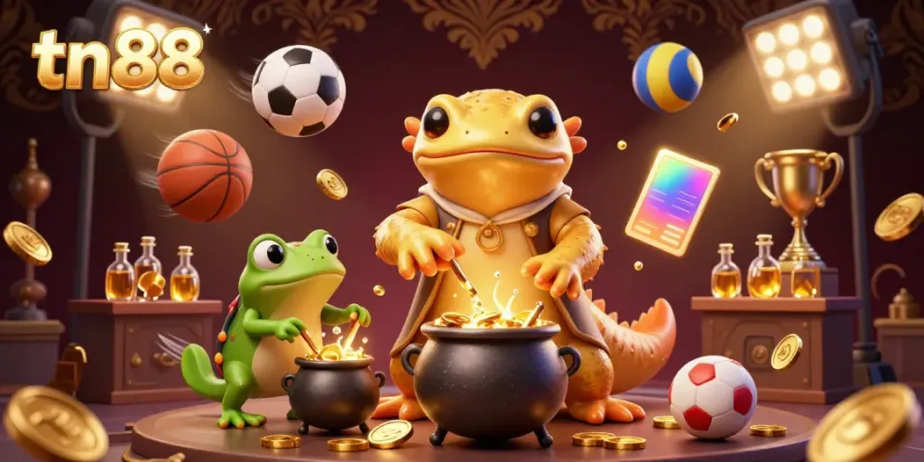 Experience tn88's exquisite 3D casino world with characters and vibrant gaming elements!
