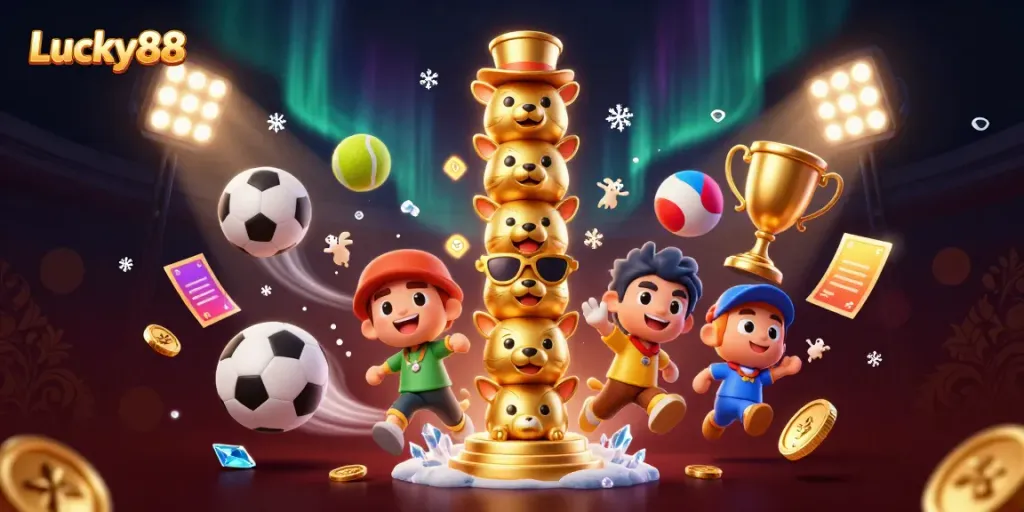 Engage in thrilling sports betting with Lucky88's vibrant casino atmosphere.