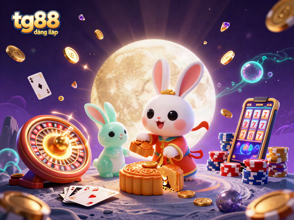 Experience tg88 đăng nhập with a vibrant casino scene featuring playful elements and dynamic action.