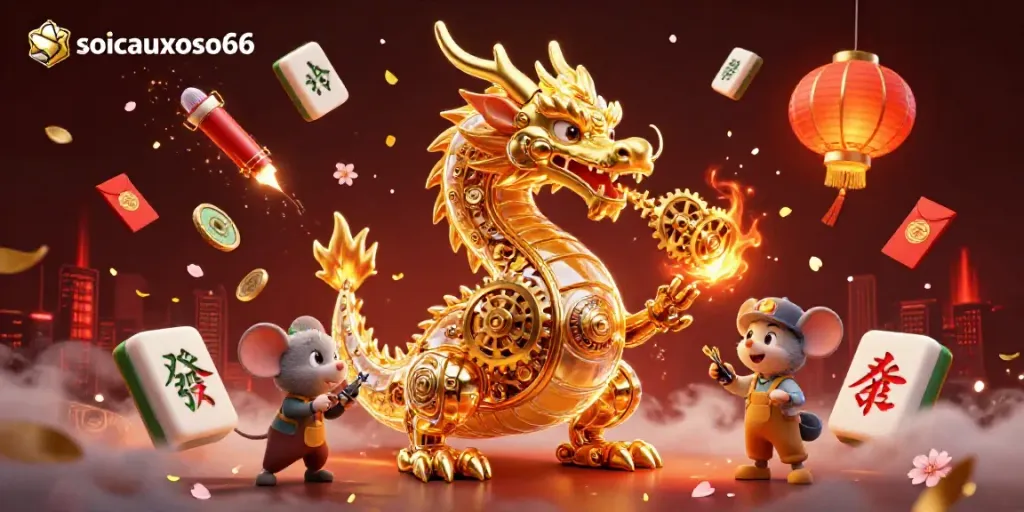 Engage with soicauxoso66 as a golden dragon and mouse engineer bring luck to your gaming experience.