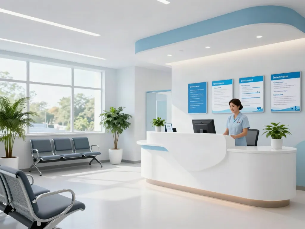 "toto slot healthcare services in a modern clinic with a welcoming atmosphere."
